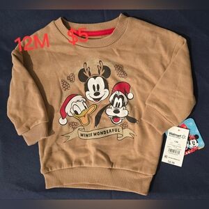 Disney Christmas Sweatshirt 12M